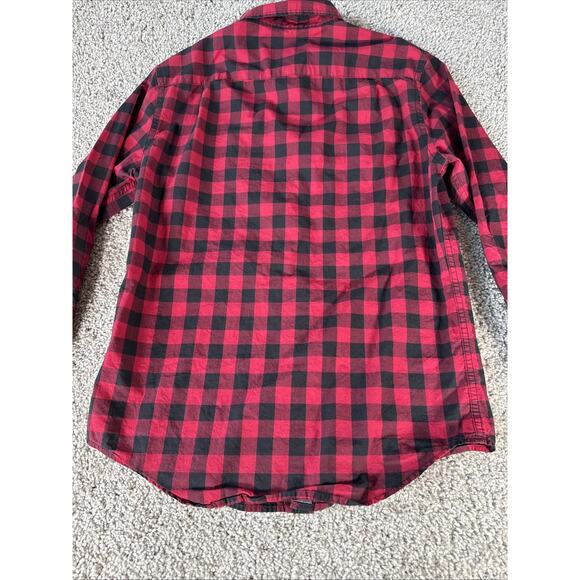 American Eagle Mens Small Classic Fit Check Long Sleeve Button Up T Shirt Cotton - Picture 6 of 9